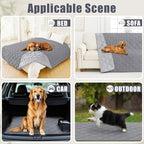 Smiry Waterproof Dog Bed Cover Blanket 82x102, Soft Reversible Pet Blanket - Image 5