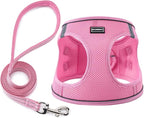 BOOMIBOO Dog Harness with Leash Set, No Pull Adjustable Reflective Step-in by BOOMIBOO