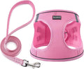 Dog Harness with Leash Set, No Pull Adjustable Reflective Step-in Puppy Pet by BOOMIBOO