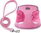 BOOMIBOO Dog Harness with Leash Set, No Pull Adjustable Reflective Step-in by BOOMIBOO