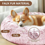 JOLLYVOGUE Calming Dog Bed Medium Size Dog, Anti-Anxiety Donut Medium Pet Bed - Image 2