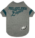Pets First Philadelphia Eagles Stripe Tee Shirts by PETSFIRST
