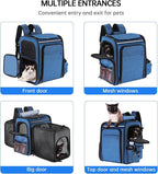 Cat Carrier Backpack for Travel, Dog Carrier Backpack for Large cat, Small Dogs - Image 3