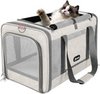 Cat Carrier American Airline Approved 18x11x11, Top Opening Sturdy Soft Pet - Image 9