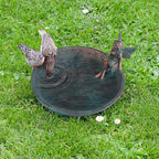JUNIQUTE Vintage Angels Statue Bird Feeder, Fairy Garden Bird Bath - Image 3