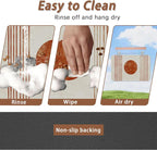 Sun Boho Dog Food Mat for Floors, Absorbent Quick-Dry Pet Feeding Mat, Cat Dog - Image 4