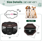 Love's cabin Pet Puppy Dog Playpen, Large Dog Tent Crates Cage Indoor/Outdoor - Image 3