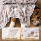 LINENLUX 1 Pack 3 Blankets Super Soft Fluffy Premium Fleece Dog Blankets - Image 2