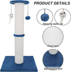 Cat Scratching Post 34 Inches Heavy Duty and Thicker Cat Scratching Post Sisal - Image 6