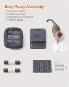 Feandrea Cat Tree, 26.4-Inch Cat Tower, Plush Condo - Image 5