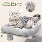 Globlazer Cat Tree Tower for Indoor Cats, 50-inch Adult Cat Tree House for - Image 3