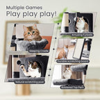 SHA CERLIN 68 Inches Multi-Level Large Cat Tree - Image 3