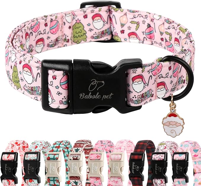 Christmas Dog Collar for Small Dogs by Babolepet
