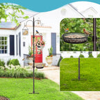 Bird Feeder Stand Pole, 77 Inch Feeding Station Kit - Image 4