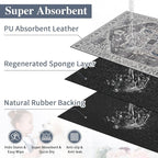 famibay Dog Food Mat, Absorbent Cat Dog Mats - Image 4
