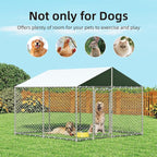 7.8'x7.8' Large Outdoor Dog Kennel, Heavy Duty Dog Enclosure - Image 7