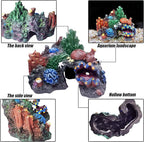 Tfwadmx Aquarium Coral Decoration Resin Fish Tank Hiding Mountain Cave Betta - Image 6
