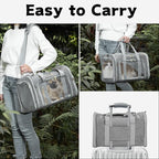 Soft-Sided Cat/Dog/Pet Carrier, Collapsible Pets Travel Carriers - Image 6