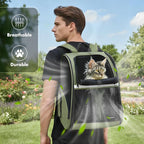 Pet Backpack Carrier, Large Cat Carrier Backpack Up to 20 Lbs - Image 3