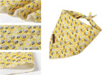 Lionet Paws Spring Summer Bee Dog Bandana Washable Cotton Handkerchief Scarf - Image 5
