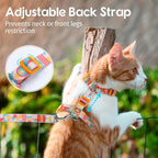 Dooradar Cat Harness and Leash, Escape Proof Adjustable Kitten Vest, - Image 4