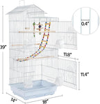 Yaheetech 39-inch Roof Top Medium Parakeet Bird Cages - Image 4