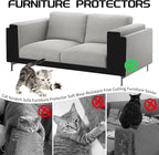 2 Pcs Total 78.7"x15.8" Cat Scratch Mat, Cat Scratch Couch Furniture Protector - Image 3
