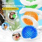 SHARLOVY 3'' Squeaky Balls for Small Dogs, 4 Colors Spiky Dog Balls for Puppy - Image 6