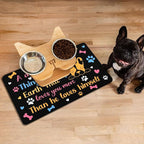 Pet Feeding Mat for Floors Waterproof Dog Mat for Food and Water Absorbent - Image 8