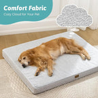 Dog Bed for Extra Large Dogs, Rectangular XL Orthopedic Dog Beds, Foam - Image 3