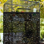 Bird Cage Seed Catcher, 60-118'' Large Bird Cages Cover, 31.5'' H Adjustable - Image 7