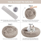 Cat Beds for Indoor Cats, 20 Inch Dog Bed for Small Melium Large Dogs, - Image 6