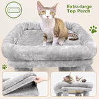 Globlazer Cat Tower for Indoor Cats, Heavy Duty Cat Trees for Large Adult Big - Image 2