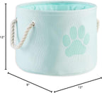 Bone Dry Pet Storage Collection Collapsible Bin, Small Round - Image 6