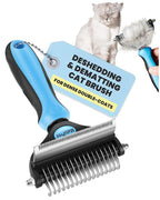 MalsiPree 2-in-1 Cat Brush for Shedding by MalsiPree