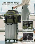 Pecute Expandable Pet Carrier Airline Approved Dog Cat Carrier, Breathable - Image 5