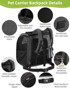 Expandable Cat Carrier Backpacks - Image 6