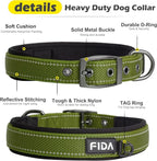 Fida Heavy Duty Dog Collar for Medium Dogs, Ultra Comfortable Soft Neoprene - Image 3
