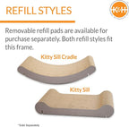 K&H Pet Products EZ Mount Cat Window Perch Kitty Sill Scratcher Cradle - Image 5
