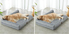 BFPETHOME Orthopedic Dog Beds for Large Dogs-Waterproof Sofa Dog Bed by BFPETHOME