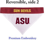 Pets First Collegiate Pet Accessories, Reversible Bandana, Arizona State Sun - Image 2