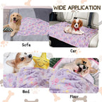 Rezutan 1 Pack 3 Blankets for Dogs, Dog Blanket for Medium Pet Cat, Premium - Image 5