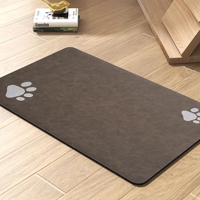 Pet Feeding Mat-Absorbent Dog Mat by PADOOR