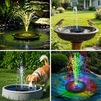 Solar Fountain Pump with 3 Spray Height Adjustments, Upgraded Glass Solar Bird - Image 8