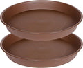 2 Pack of Plant Saucer 19", 2.3" Depth, 18 19 inch Plant Tray Saucer, Plant Dish by Bleuhome