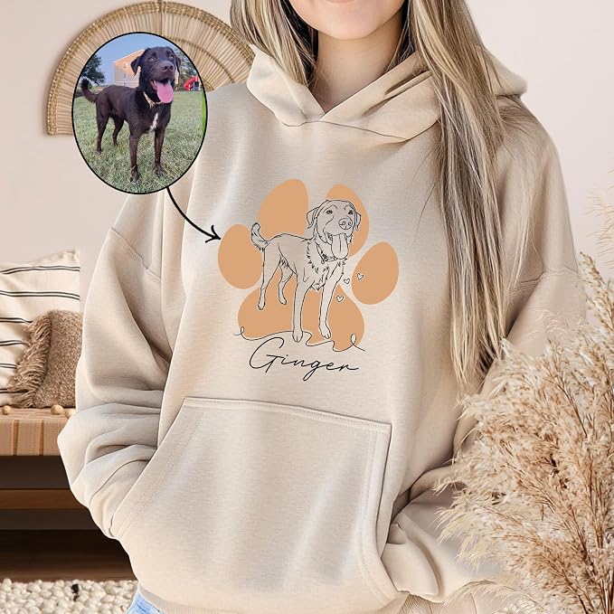 CHIARA CONTI11 Custom Dog Hoodie, Custom Pet Gifts, Custom Dog Shirt, Custom - Image 2