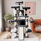 SHA CERLIN 68 Inches Multi-Level Large Cat Tree - Image 2