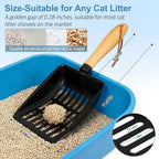 Cat Litter Scoop, Metal Litter Scoop, Heavy Duty Metal Cat Scooper - Image 3