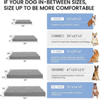 Orthopedic Memory Foam Dog Bed for Large Dogs, Cooling Dog Beds -Waterproof Pet - Image 7