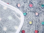 1 Pack 3 Blankets Super Soft Cute Dot Pattern Pet Blanket Flannel Throw - Image 4